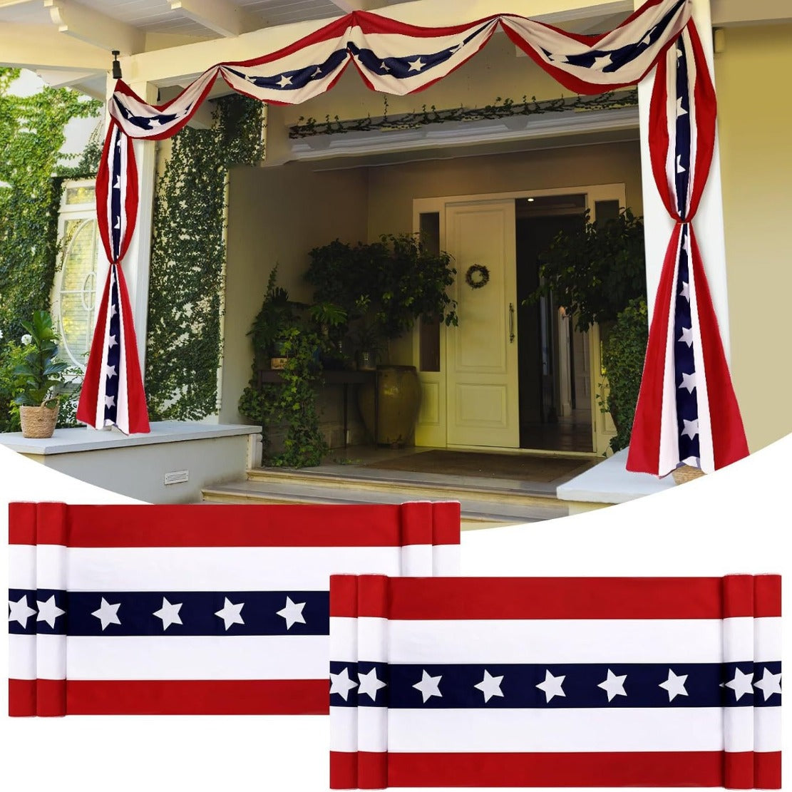 A 236 Inch American 250th Anniversary Flag, USA 250th Anniversary Banner, Independence Day Decoration